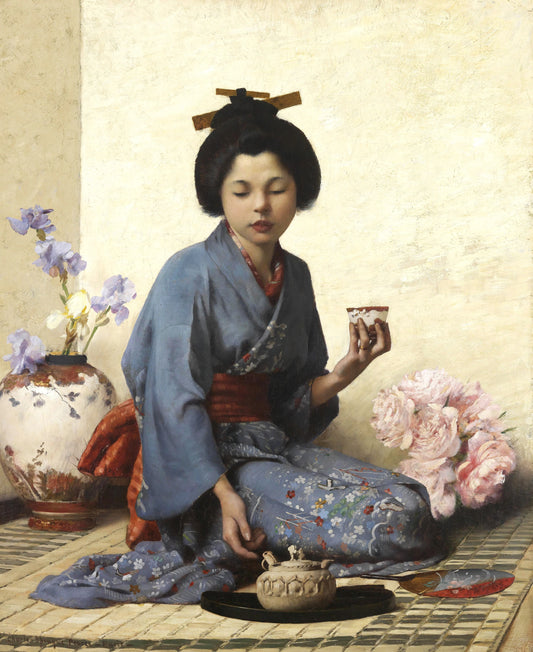 A Cup of Tea | Charles Sprague Pearce | 1883