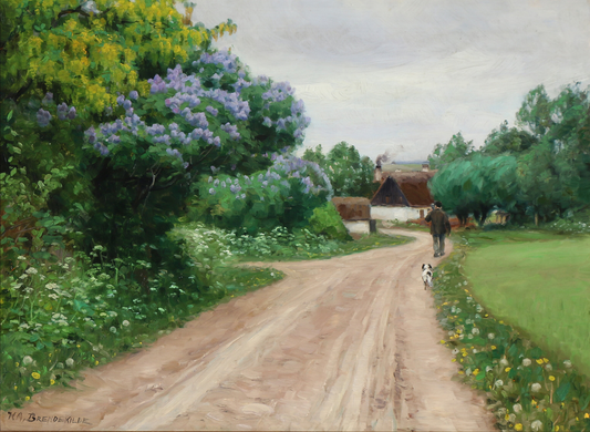 Route de campagne | HA Brendekilde | 19e siècle