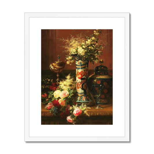 Fleurs dans un vase japonais | Jean-Baptiste Robie | 1870