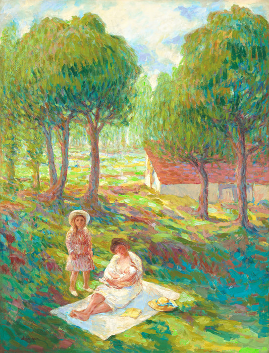 Mother and Child in a Paysage | Henri Lebasque | 1901