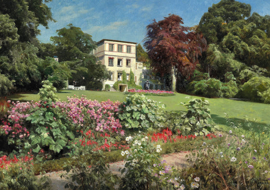 View of the Park at Sophienholm | Peder Mørk Mønsted | 1934
