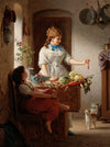 A Kitchen Idyll | Anton Ebert | 1873