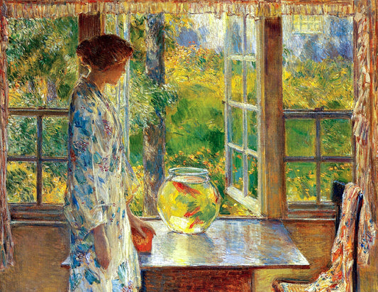 Bowl of Goldfish | Childe Hassam | 1912