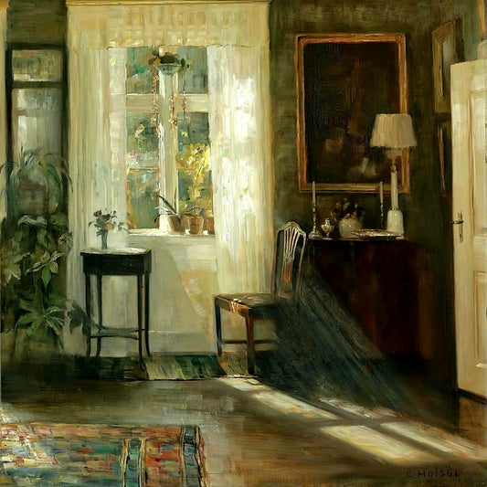 Sunshine in The Living Room | Carl Vilhelm Holsøe | 19th Century