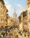 The Servant's Lane,  Milan | Giuseppe Canella | 1834
