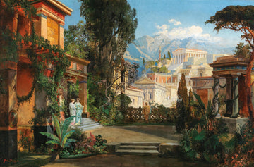 A View of an Ancient City | Hermann Burghart | 1866