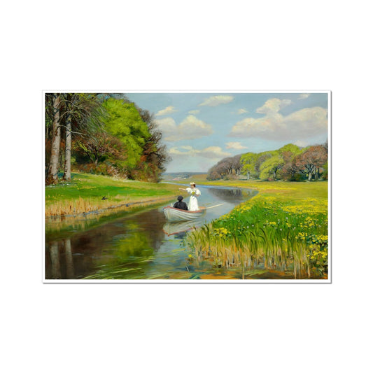 Young Couple in a Rowing Boat | H. A. Brendekilde | 1896