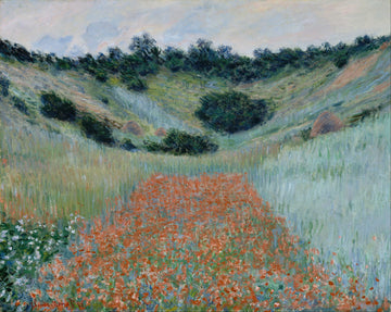Poppy Field in a Hollow near Giverny | Claude Monet | 1885