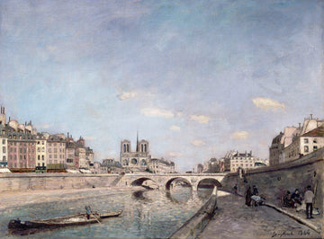 The Seine and Notre-Dame in Paris | Johan Barthold Jongkind | 1864