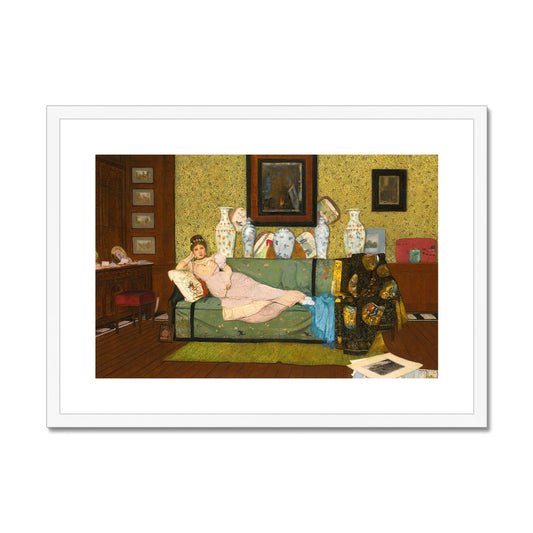 Rêverie, dans la maison de l'artiste | John Atkinson Grimshaw | 1878