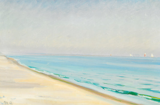 Journée d'été à Skagen Sønderstrand | Michael Peter Ancher | 19e siècle