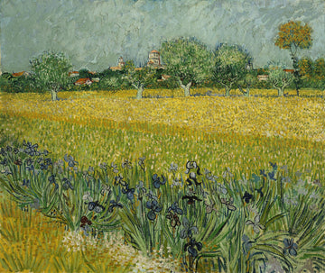 View of Arles with Irises in the Foreground | Vincent van Gogh | 1888