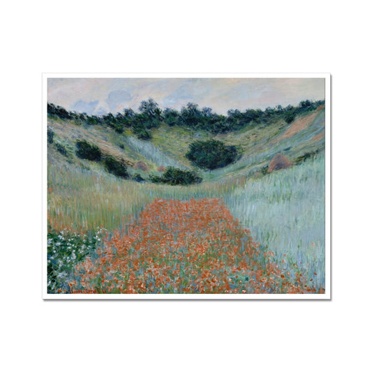 Poppy Field in a Hollow near Giverny | Claude Monet | 1885