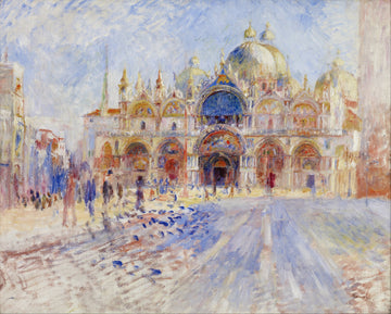 The Piazza San Marco, Venice |  Pierre Auguste Renoir | 1881