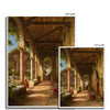 View of a Loggia in an Italian Villa | Julius Helfft | 1848