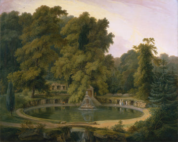 Temple, Fountain and Cave in Sezincote Park | Thomas Daniell | 1819