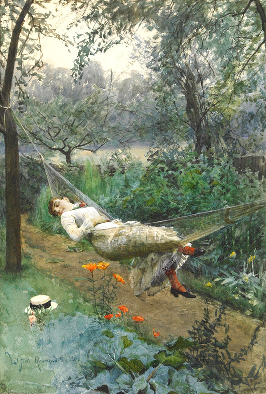 Dans le hamac | Anders Zorn | 1882