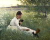 Girl with Cats in a Summer | Elin Danielson-Gambogi | 1892