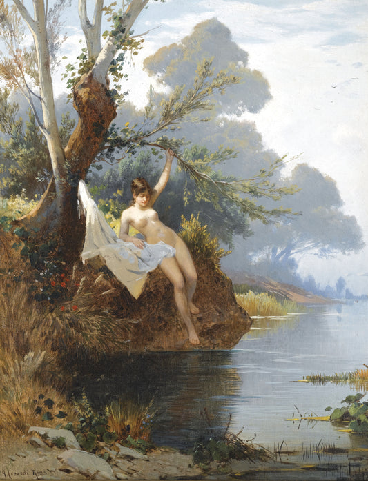 Au bord de la rivière | Hermann David Salomon Corrodi | XIXe siècle