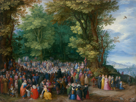 Le Sermon sur la montagne | Jan Brueghel l'Ancien | 1598
