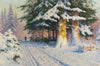 Hunter Returning Home in a Winter Woodland | Walter Moras | 19th Century