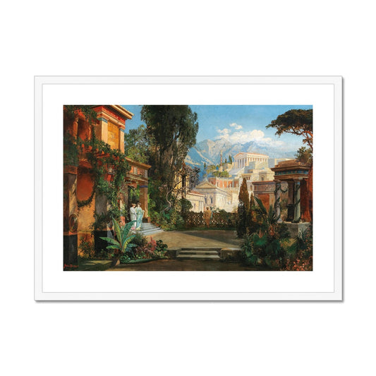 Vue d'une ville antique | Hermann Burghart | 1866