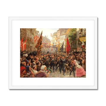 Danish Soldiers Returning to Copenhagen | Otto Bache | 1849
