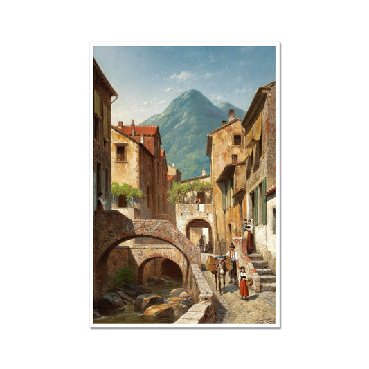 Italian Village Scene | Jacques François Carabain | 1870