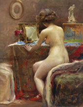 Load image into Gallery viewer, In Front of the Toilet Mirror | Vlaho Bukovac | 1914
