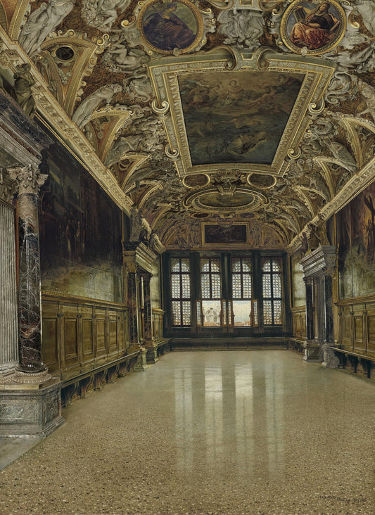 La Sala delle Quattro Porte, Palais des Doges | Joseph Theodor Hansen | 1906