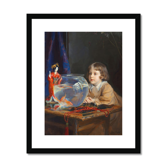 John de Laszlo und ein Goldfischglas | Philip Alexius de László | 1918