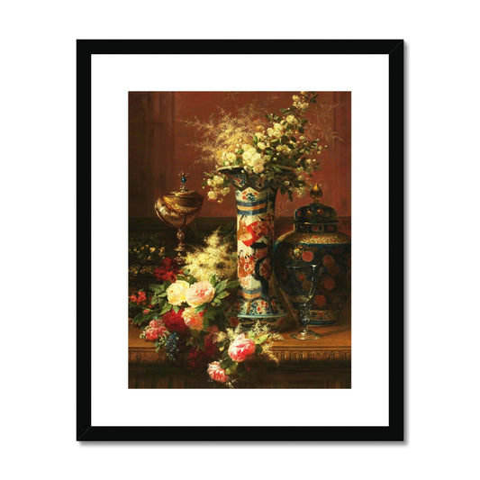 Blumen in einer japanischen Vase | Jean-Baptiste Robie | 1870