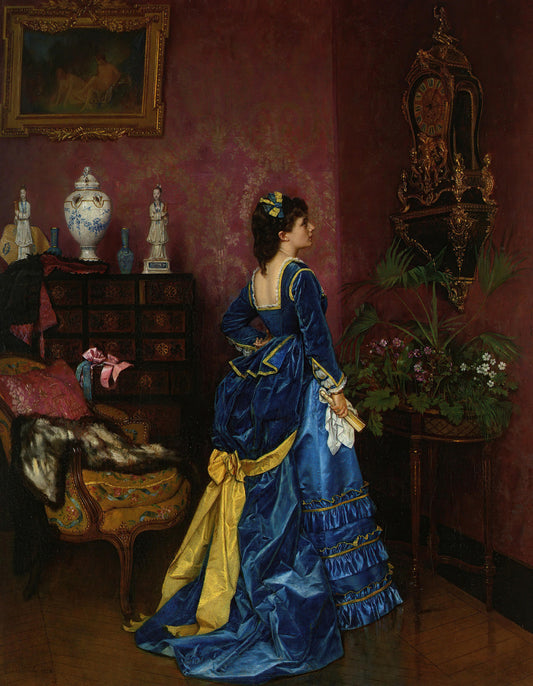 Le Robe Bleu | Auguste Toulmouche | 1870