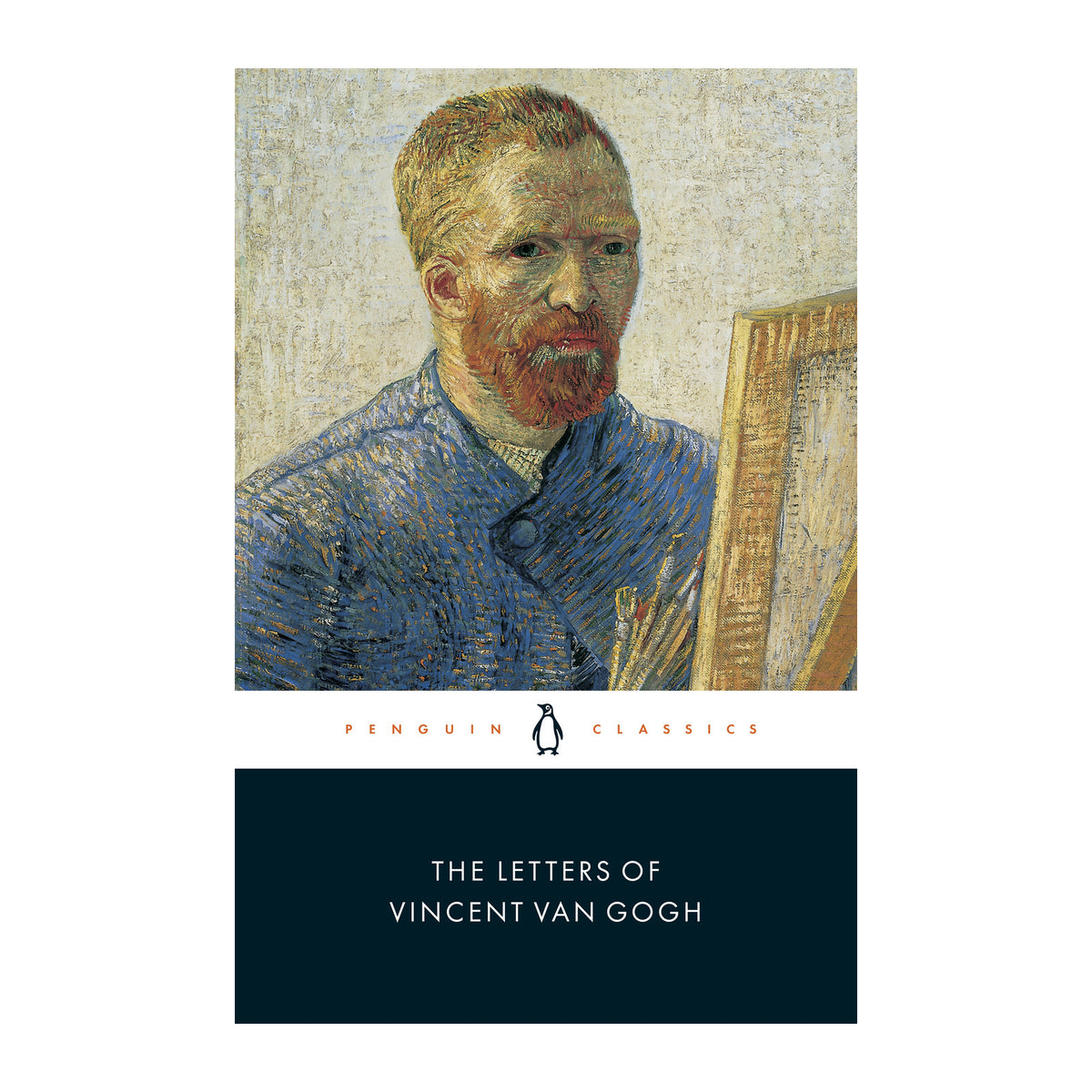 The Letters of Vincent van Gogh — authentic book cover on a plain white background