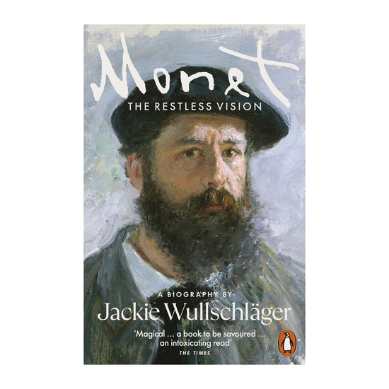 Monet: The Restless Vision — authentic book cover on a plain white background
