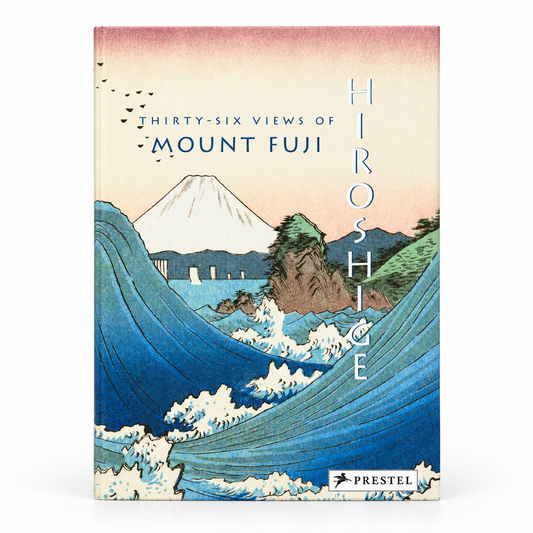 Hiroshige: Thirty-Six Views of Mt. Fuji — AI-assisted studio display