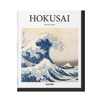 Hokusai — authentic book cover on a plain white background