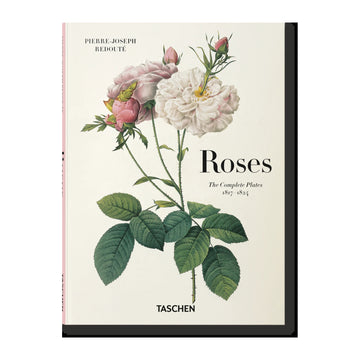 Redouté: Roses — authentic book cover on a plain white background