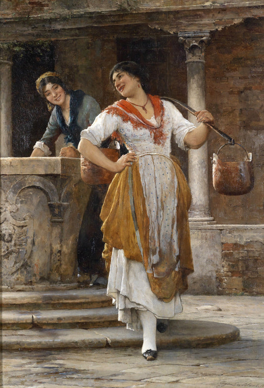 Le porteur d'eau | Eugène De Blaas | 1887
