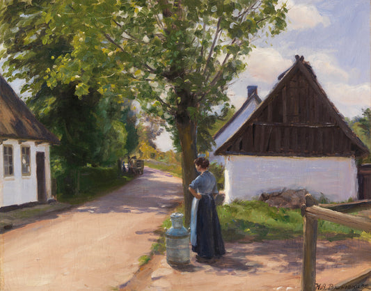 Village danois | HA Brendekilde | 1890