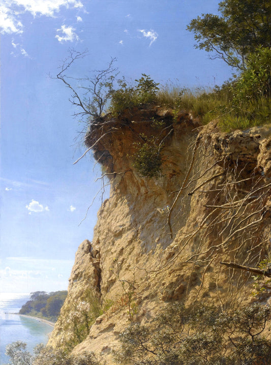 Bord de falaise | August Jerndorff | 1870, tirage d'art