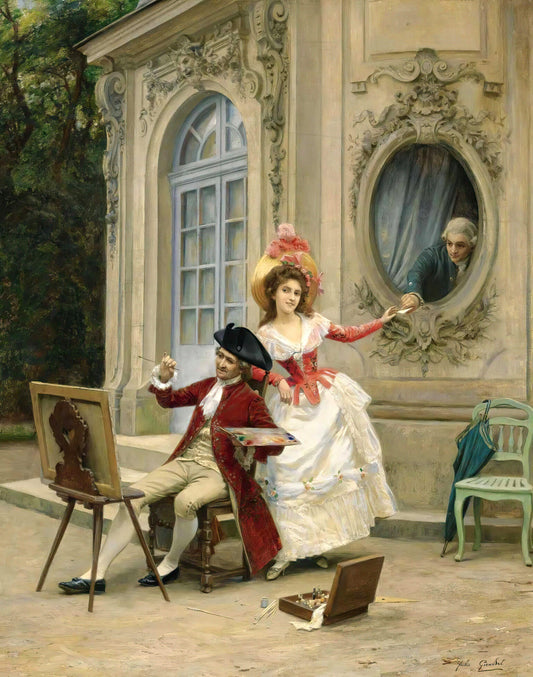 La Lettre d'amour | Jules Girardet | XIXe siècle