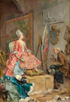 Sitting for Her Portrait | Frederik Hendrik Kaemmerer | 19th Century