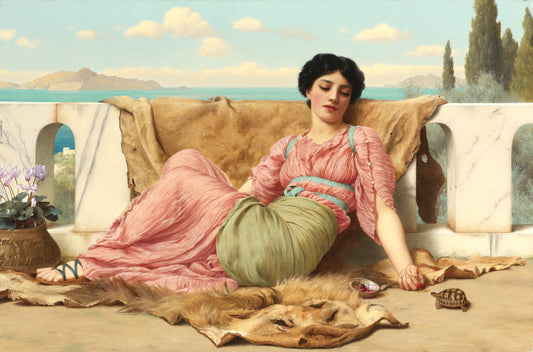 The Quiet Pet | John William Godward | 1906