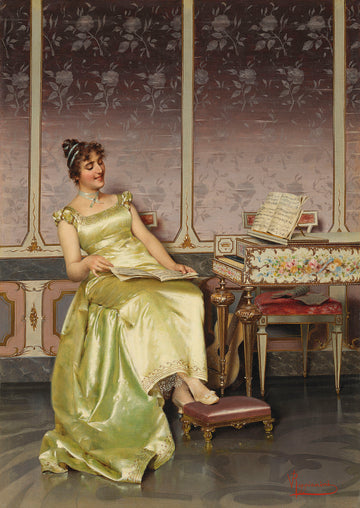 The Music Lesson | Vittorio Reggianini | 19th Century