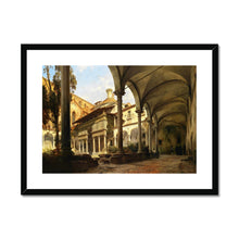 Load image into Gallery viewer, Courtyard of The Pazzi Chapel | Carl Graeb | 1858
