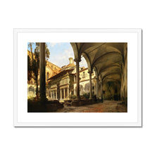 Load image into Gallery viewer, Courtyard of The Pazzi Chapel | Carl Graeb | 1858
