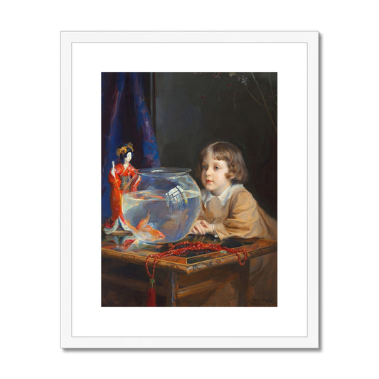 John de Laszlo und ein Goldfischglas | Philip Alexius de László | 1918