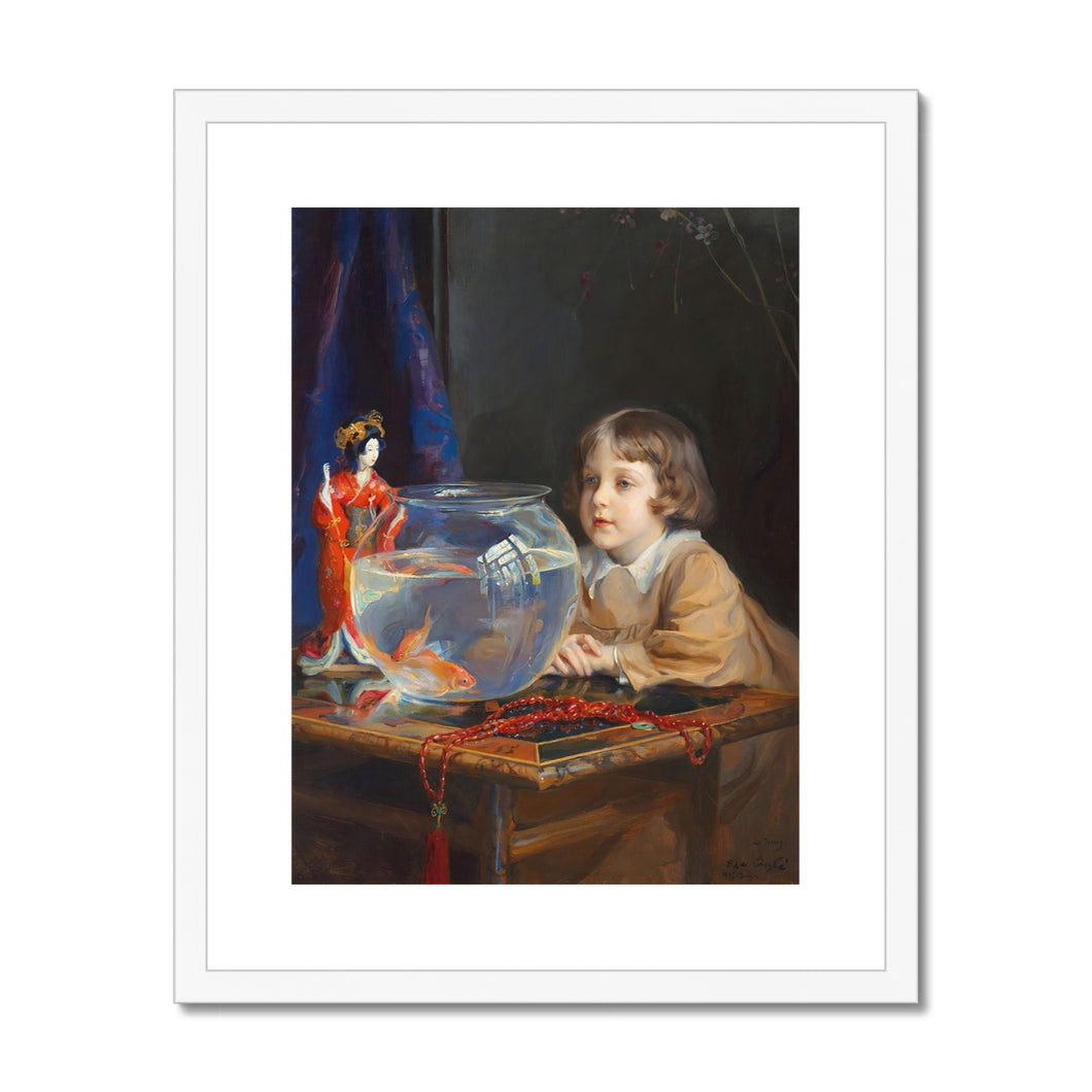 John de Laszlo and a Goldfish Bowl | Philip Alexius de László | 1918