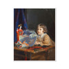 John de Laszlo et un bocal à poissons rouges | Philippe Alexius de László | 1918